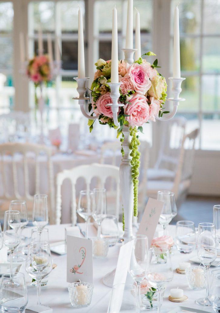 Chandelier en fleurs